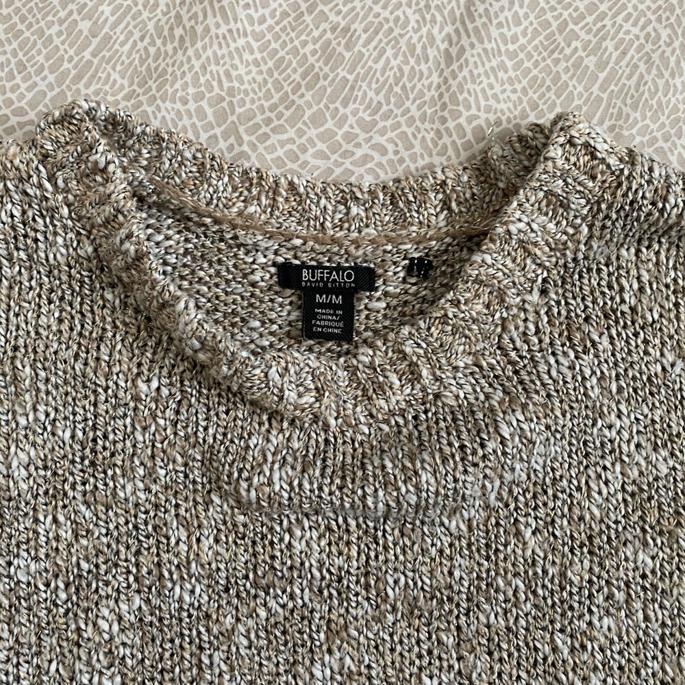 Buffalo gold wool sweater